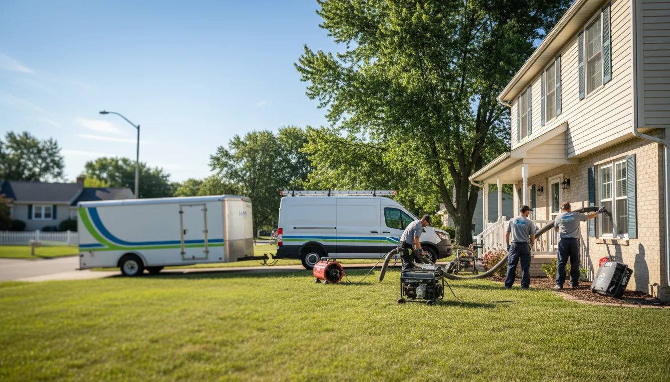 Flooded Basement Restoration And Cleanup With Repair in Bowen, IL near me